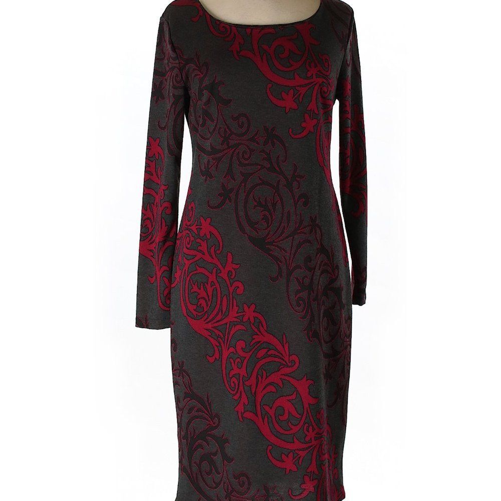 All Shades of Grey and Red Dress